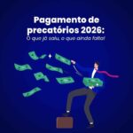 Pagamento de precatórios 2026: homem com dinheiro voando